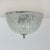 Vintage Frosted Ice Glass Ceiling Lamp, 1970s For Sale - Image 13 of 15