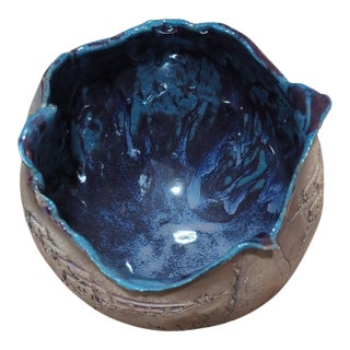 Barbara Campbell Stoneware Artifacts Studio Pottery Sphere – El Rito, Nm For Sale