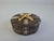 Gold Vintage Silver Tone Geometric Jewelry Box with Gold Bow, 1980 For Sale - Image 8 of 18