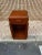 Early 20th Century Art Decor Style Mahogany Burled Wood Open Space Bedside Table or Side Cabinet. For Sale - Image 5 of 11