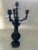 Antique Ornate Chinese Bronze Four Armed Candelabra For Sale - Image 4 of 11
