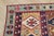 1970s Turkish Tribal Style Geometric Design Multicolor Hand Knotted Oushak Kilim Runner Rug For Sale In Sacramento - Image 6 of 13