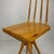 1970s Small Mid-Century Wooden Swivel Chair, 1970s For Sale - Image 5 of 8