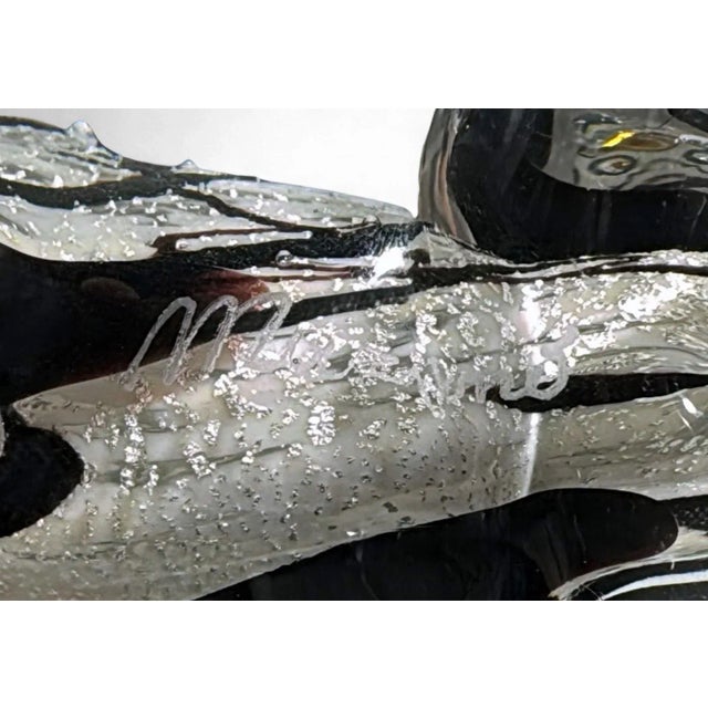 Murano Glass Bull Sculpture Sommerso Technique For Sale - Image 16 of 18