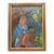 Rare Signed Vintage Haitian Vodou Folk Art Painting "Papa Loko" by Lafortune Félix For Sale