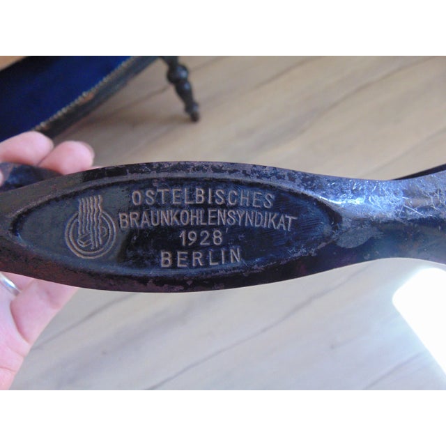 Art Deco Coal Tongs, 1928 For Sale - Image 4 of 6
