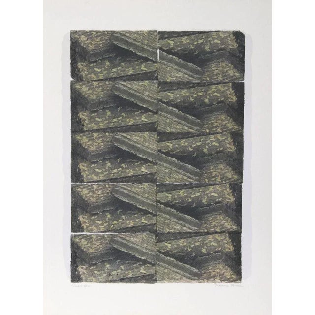 Maurine Farmer, "Slanted Bars," Lithograph For Sale