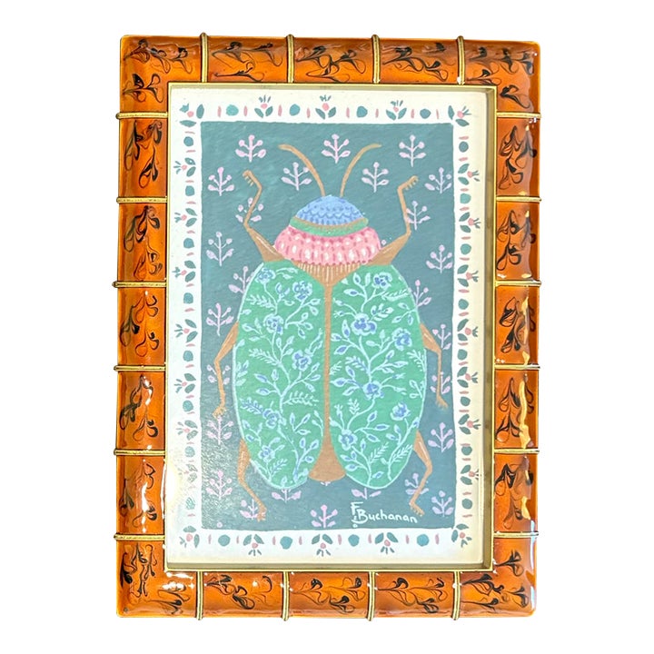 Contemporary Felicity Buchanan Repro Print of a Colorful Beetle in ...