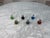 Add a vibrant pop of retro-modern charm to your bar cart with this striking set of six handblown cordial shot glasses....