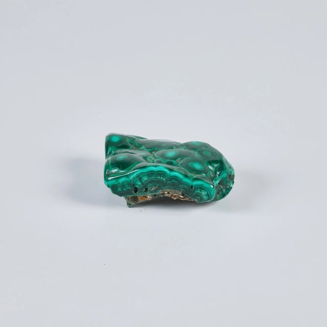 Biomorphic Malachite Sculpture For Sale - Image 4 of 11