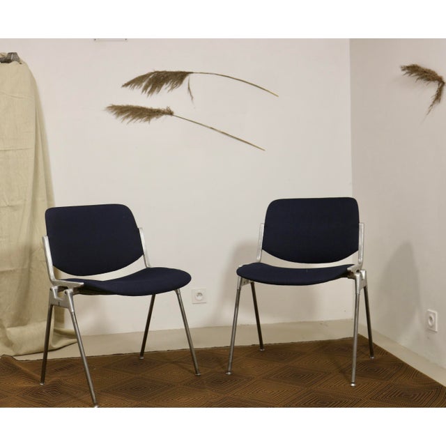 Set of Vintage DSC 106 Chairs by Giancarlo Piretti for Anonima Casteli, 1965 For Sale - Image 16 of 18