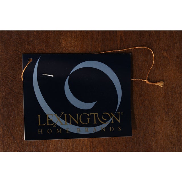 Lexington King Size Cherry Sheraton Style Bed For Sale - Image 17 of 18