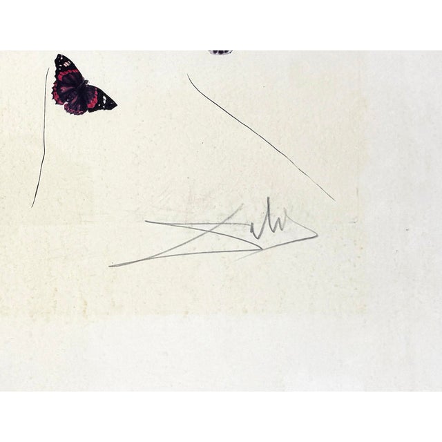 From the suite Memories of Surrealism. Photolithograph and etching with collage on Japon paper. French edition. Hand...