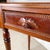 19th Century 19th Century French Provincial Walnut Side Table With Hand-Carved Leaf Drawer For Sale - Image 5 of 12
