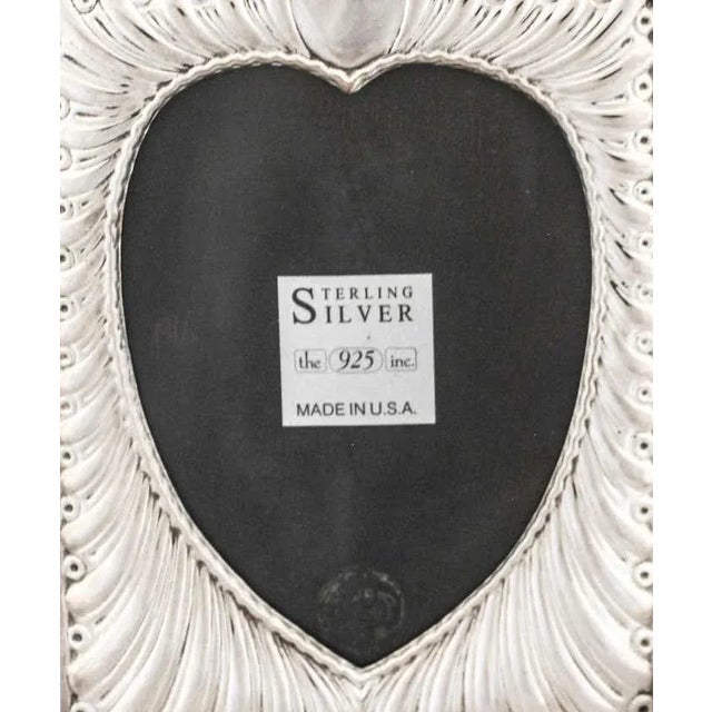 Sterling Silver Heart Frame For Sale - Image 4 of 7