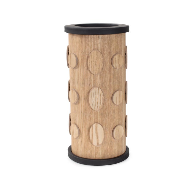 2020s Robin Baron Winfield Wooden Candle Holder- Large For Sale - Image 5 of 11