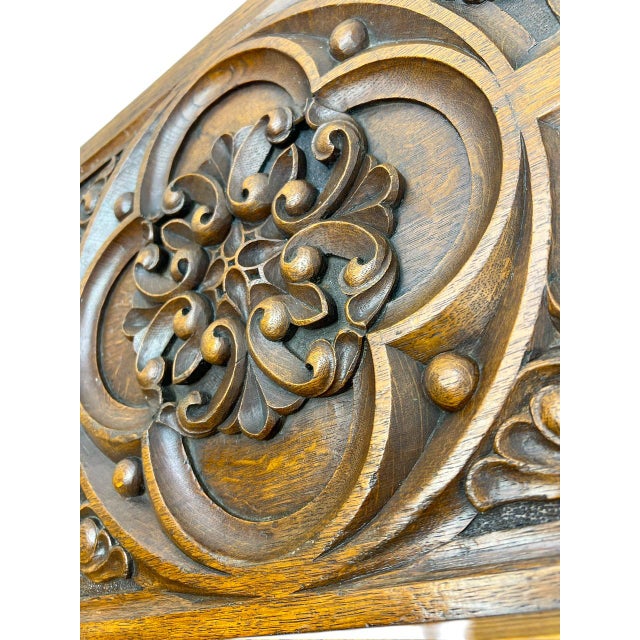 19th Century Gothic Revival Carved Wood Book Stand For Sale - Image 11 of 13