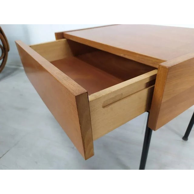 Bedside Table by André Simard, 1950s For Sale - Image 9 of 12