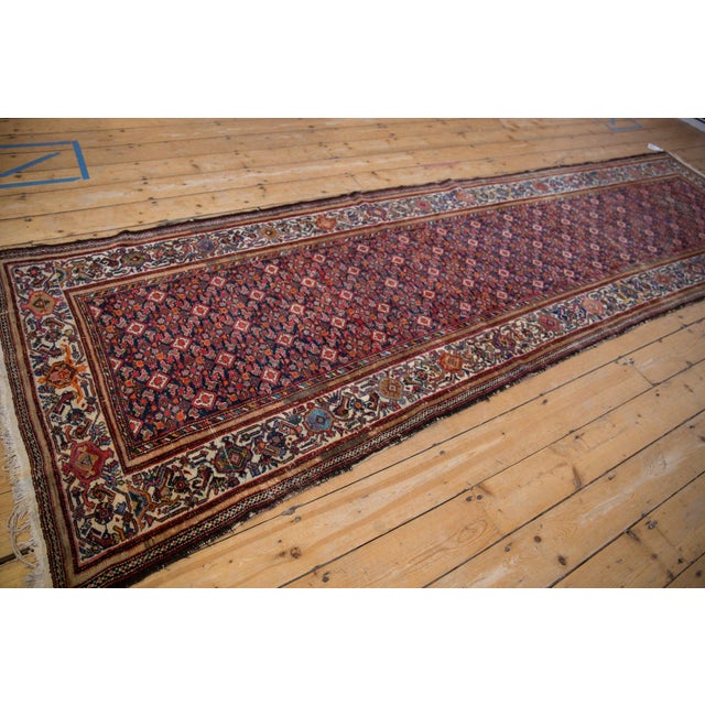 Traditional Vintage Malayer Rug Runner - 3'8" X 12' For Sale - Image 3 of 10