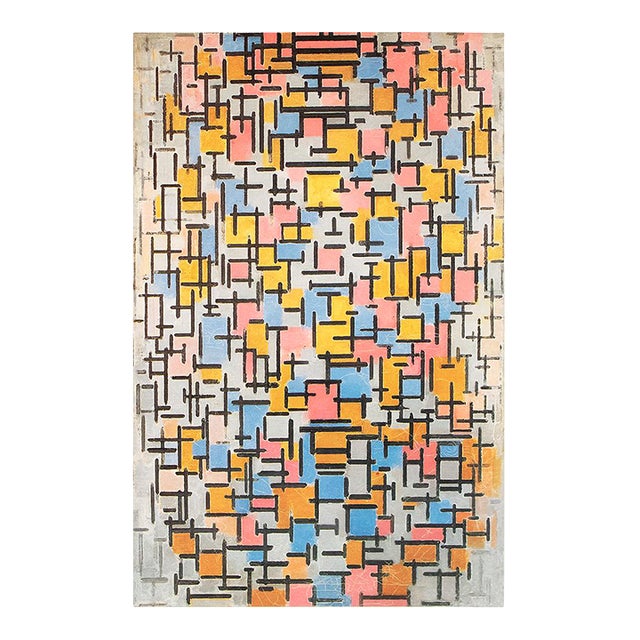 1991 After Piet Mondrian "Composition (1916)", Full-Color Parisian Print For Sale