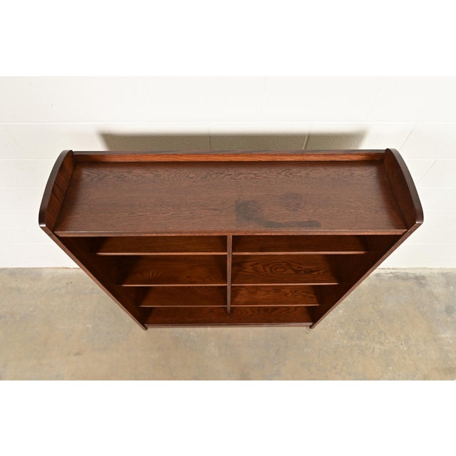 Gustav Stickley Antique Mission Oak Arts and Crafts Double Bookcase, Newly Refinished For Sale - Image 9 of 12