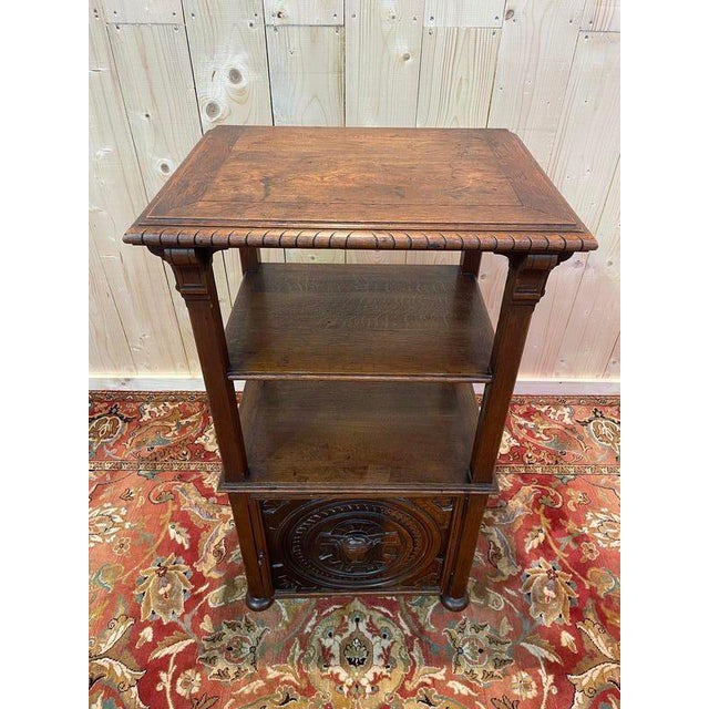 Renaissance Style Oak Sideboard For Sale - Image 5 of 7