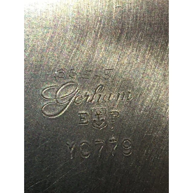 Mid-Century Gorham Silver Plated Paul Revere Inspired Bowl For Sale - Image 11 of 11