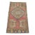 1980s Turkish Brown Handmade Yastik Rug For Sale