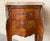 Antique French Louis XV Marquetry Marble Top Nightstands with Drawers, 1890s, Set of 2 For Sale - Image 6 of 9