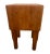 1960s Vintage Butchers Block Carving Kitchen Table Solid 14" Thick End Cut Maple Slab For Sale - Image 5 of 12