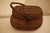 Early 20th Century Antique Amish Kavli Hand-Woven Wicker Lidded Storage Basket For Sale - Image 11 of 16