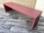 Post Modern Lacquered Raspberry Accent Bench by B&b Italia. Circa 1990s For Sale - Image 13 of 18
