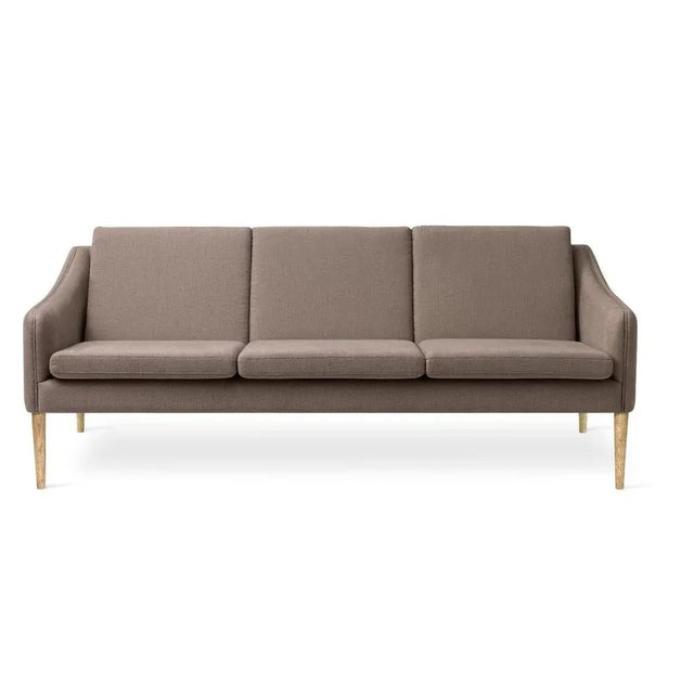 Mr olsen 3 seater oak broken grey by warm nordic dimensions: d201 x w79 x h 78/46 cm material: textile upholstery, foam,...