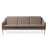 Mr olsen 3 seater oak broken grey by warm nordic dimensions: d201 x w79 x h 78/46 cm material: textile upholstery, foam,...