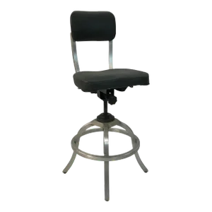Mid 20th Century Goodform Adjustable Aluminum Drafting Stool