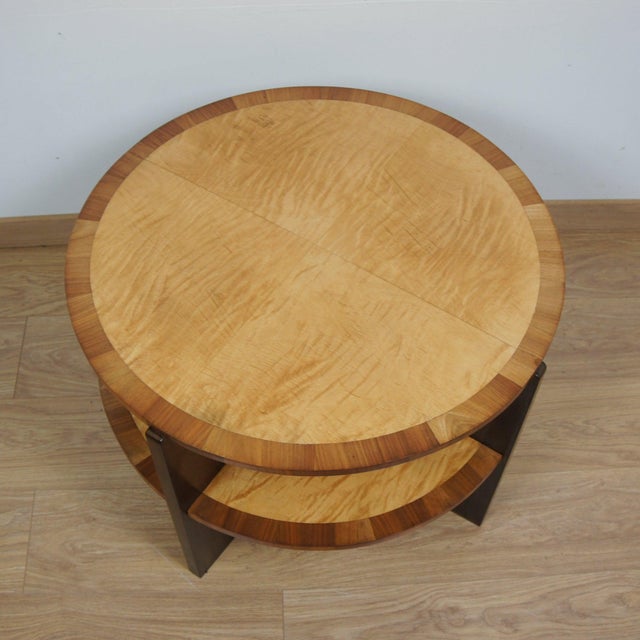 1930s Vintage Art Deco Coffee Table, 1930s For Sale - Image 5 of 6