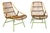 Rattan Lounge Chairs by Alan Fuchs for Uluv, Czechoslovakia, 1960s, Set of 2 For Sale
