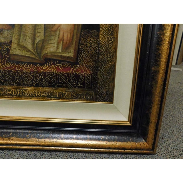 Diana Mendoza"Madonna" Mother and Child Original Oil Custom Framed For Sale - Image 9 of 10