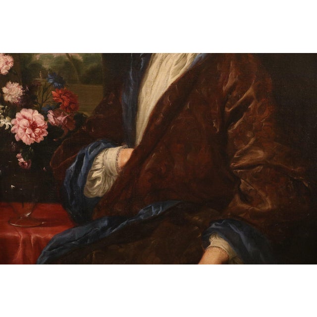 Workshop of Anton Raphael Mengs, Portrait of a Gentleman, 1760, Oil on Canvas For Sale - Image 8 of 16