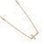 Early 21st Century Gold Cross Charm & Diamond Chain Necklace For Sale - Image 5 of 9
