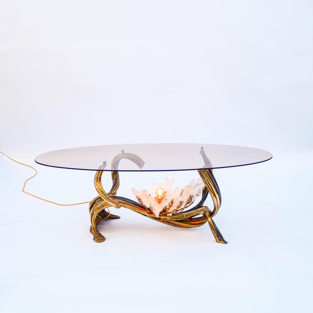 Bouquet de Gypse Coffee Table by Richard Faure, Paris, France, 1980 For Sale - Image 11 of 11