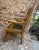 American Antique American Oak Armchair With Embossed Leather Seat, Circa 1910s–1920s For Sale - Image 3 of 11