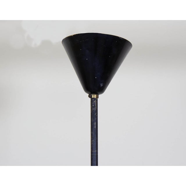 Opaline Glass Pendant Lamp, 1960s For Sale - Image 10 of 11