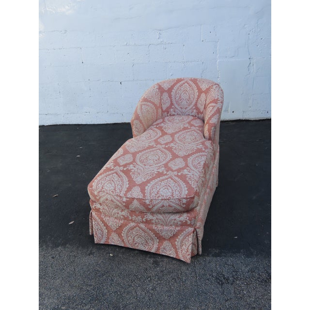 French Long Large Fainting Couch Chaise Lounge 6652 For Sale - Image 9 of 17
