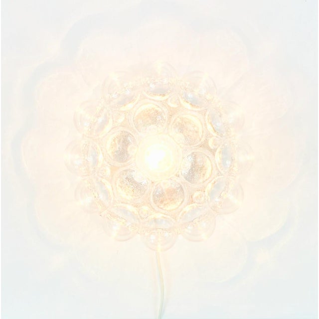 Mid-Century Modern Bubble Glass Flush Mount by Helena Tynell for Limburg, Germany, 1960s For Sale - Image 4 of 9