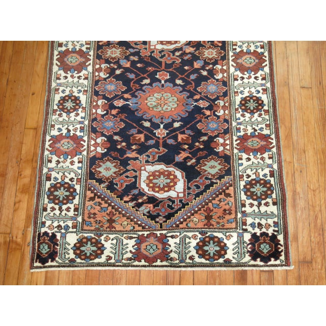 Early 20th Century Antique Persian Bakhtiari Scatter Size Rug - 3'9" x 5' For Sale - Image 5 of 7