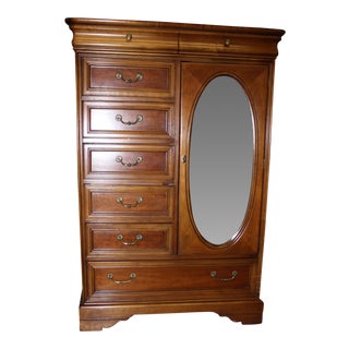 Lexington Furniture Mirrored Armoire For Sale