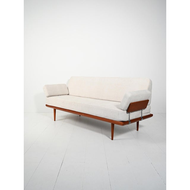 Minerva Sofa with Armrests by Peter Hvidt & Orla Mølgaard-Nielsen for France & Søn, 1960s For Sale - Image 3 of 15