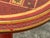 Wood Hand-Painted Round Pedestal Game Table, Vintage For Sale - Image 7 of 12
