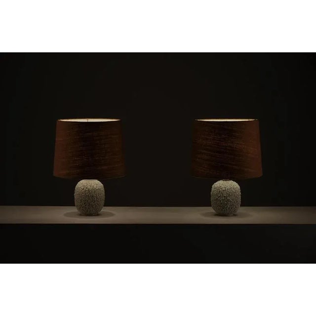 Vintage Swedish Table Lamps by Gunnar Nylund, 1950s, Set of 2 For Sale - Image 3 of 11